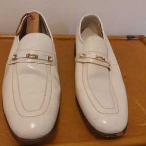 Men Vintage Freeman  White  Lightlines Dress  Shoes Size 10M